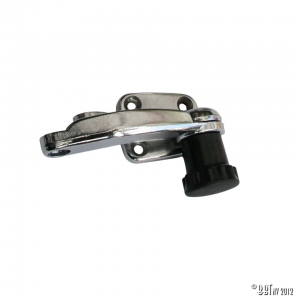 Pop-out window latch, black, left