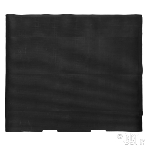 Rear rubber floor mat