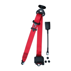 Universal seat belt - red, each e-marked