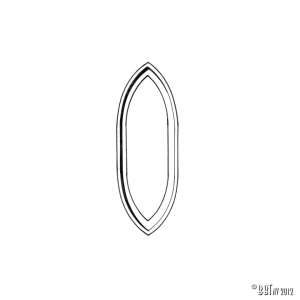 Taillight seal, each