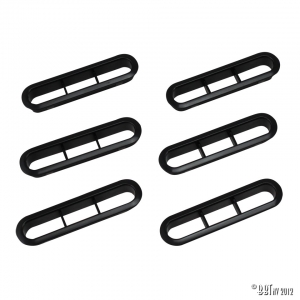 Headlining vent grills black