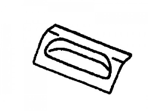 Window cleaner reservoir support