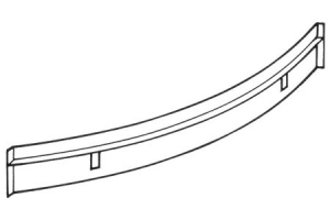 Outer front panel w/o welding strip