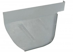 Rear wheel rear splashpanel, left