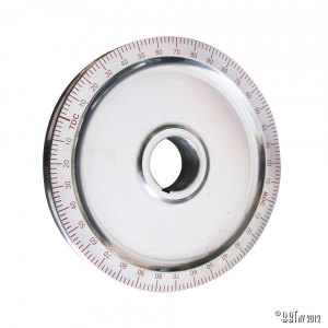 Pulley, without holes, red