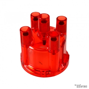 Distributor cap, red