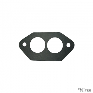 Gasket between cylinder head and manifold, dual port as pair