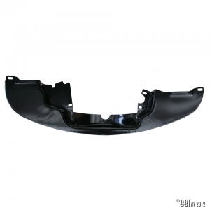 Sheet behind engine, black, without heating without pre-heating