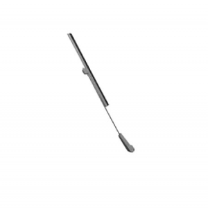 Wiper arm + blade, silver, per side