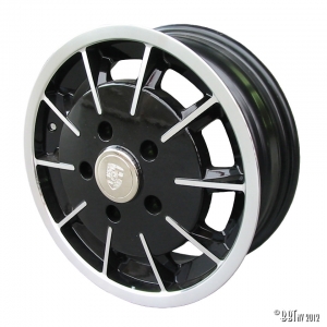 Gasburner, black 5 lug (5x130) ET +35