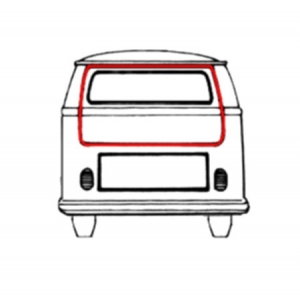 Rear cargodoor rubber