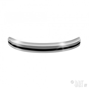 Bumper front Brazilian Super Chrome - square model