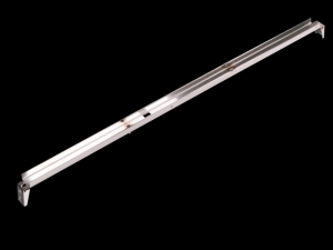 Cab door window channel, stainless steel, polished (pair) - Typ 2, 55>67