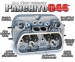 Cylinder head Panchito 85.5mm Type1 - pair Cylinder head Panchito 85.5mm Type1 - pair