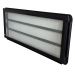 Westfalia louvre window slidingdoor complete, black knob left Westfalia louvre window slidingdoor complete, black knob left